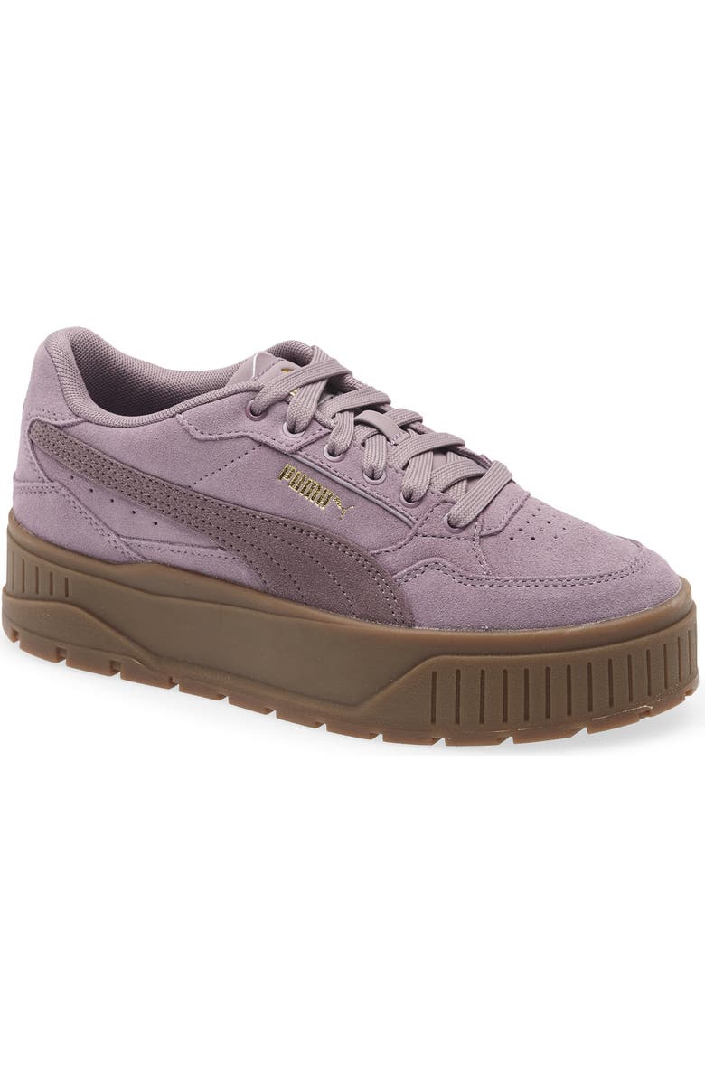 PUMA Karmen II Idol Platform Sneaker, Main, color, Plum Jam/ Raisin/ Puma Gold
