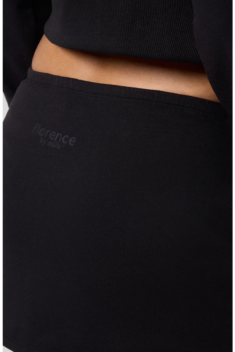 Knit Miniskirt, Alternate, color, BLACK