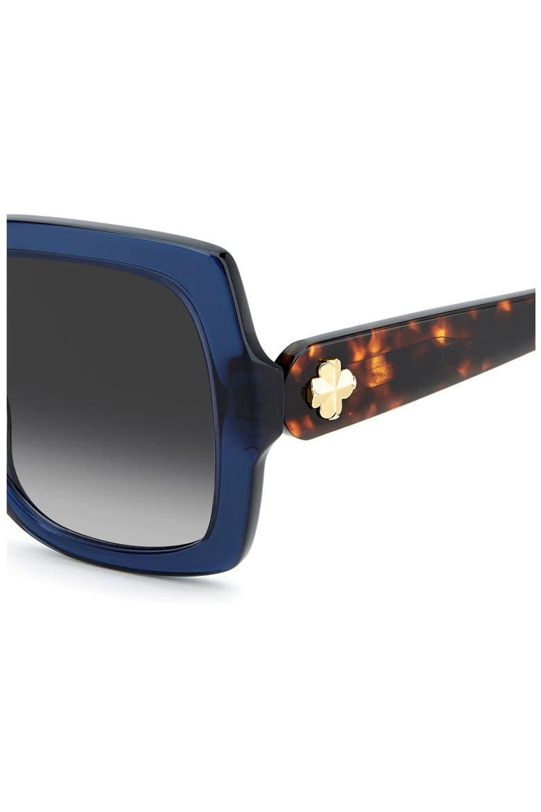 amaya 55mm gradient square sunglasses, Alternate, color, BLUE/ DARK GREY SF