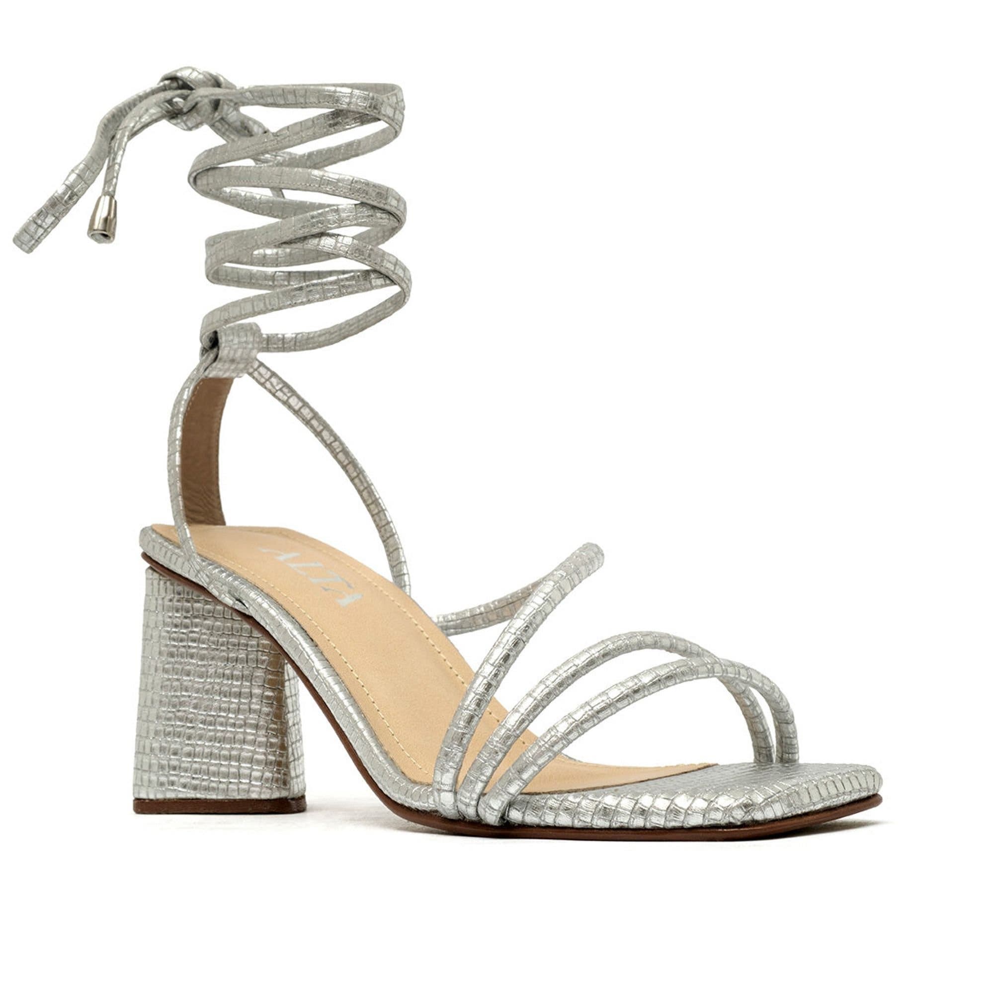Analia Sandals, Alternate, color, Silver