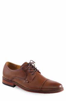 Banta Faux Leather Cap Toe Oxford