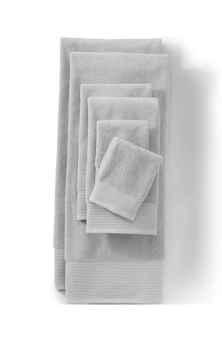 Lands' End Premium Supima Cotton Towel, Main, color, Pewter
