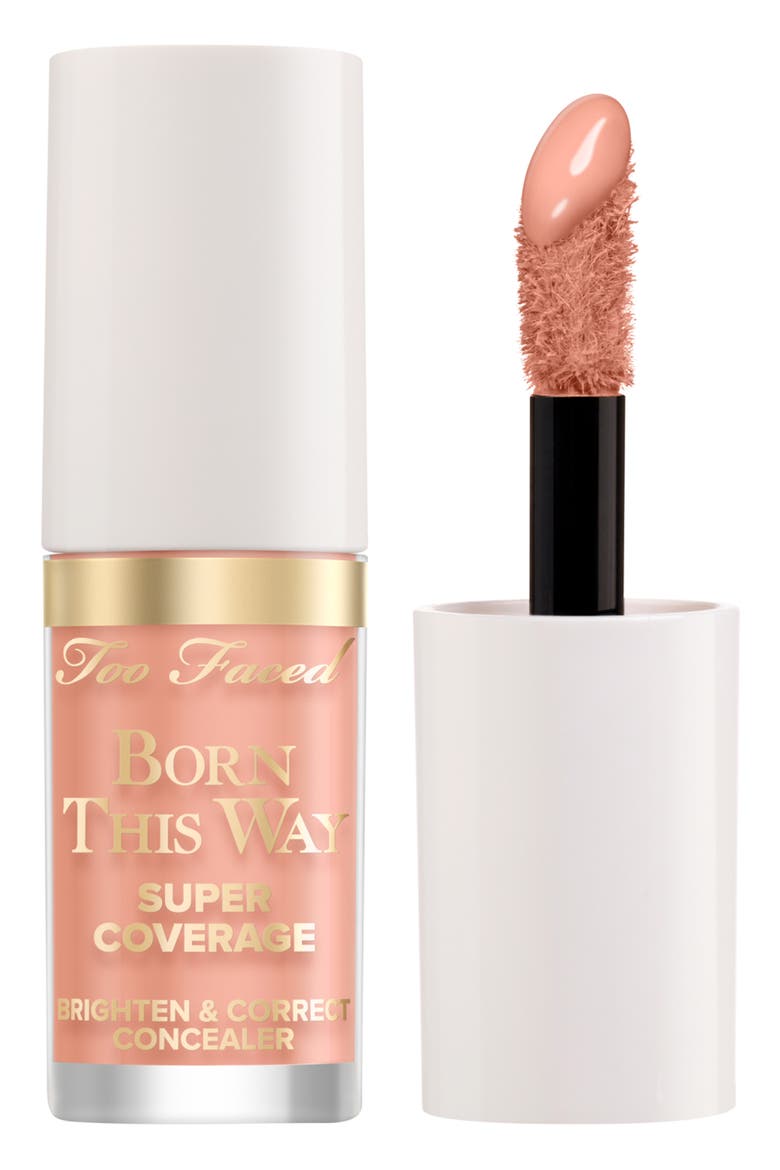 Born This Way Super Coverage Brighten & Correct Concealer, Main, color, COOL PEACH