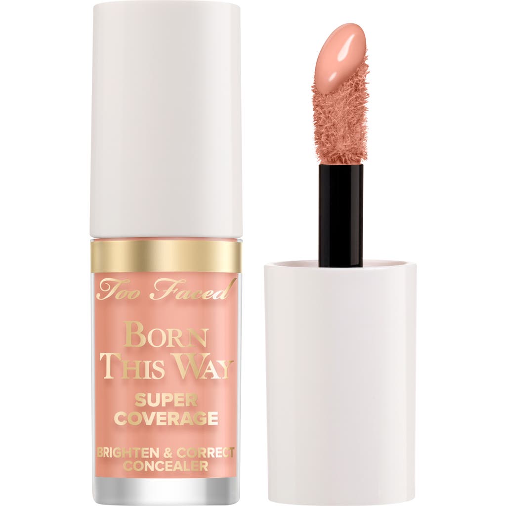 Too Faced Born This Way Super Coverage Brighten & Correct Concealer In Cool Peach