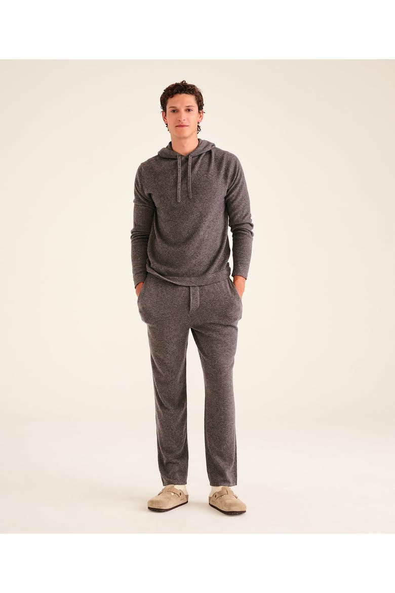 Off-Duty Cashmere Hoodie, Alternate, color, Granite