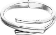 UNODE50 Sterling Silver Plated Bracelet In The Shape Of Three Tubes