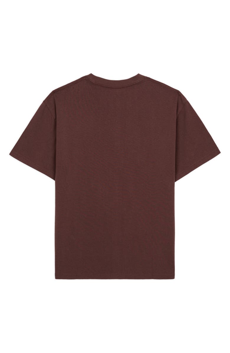 Brain Dead Time is Nigh Cotton Graphic T-Shirt, Alternate, color, Berry