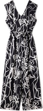 Desigual Floral Belted Jumpsuit