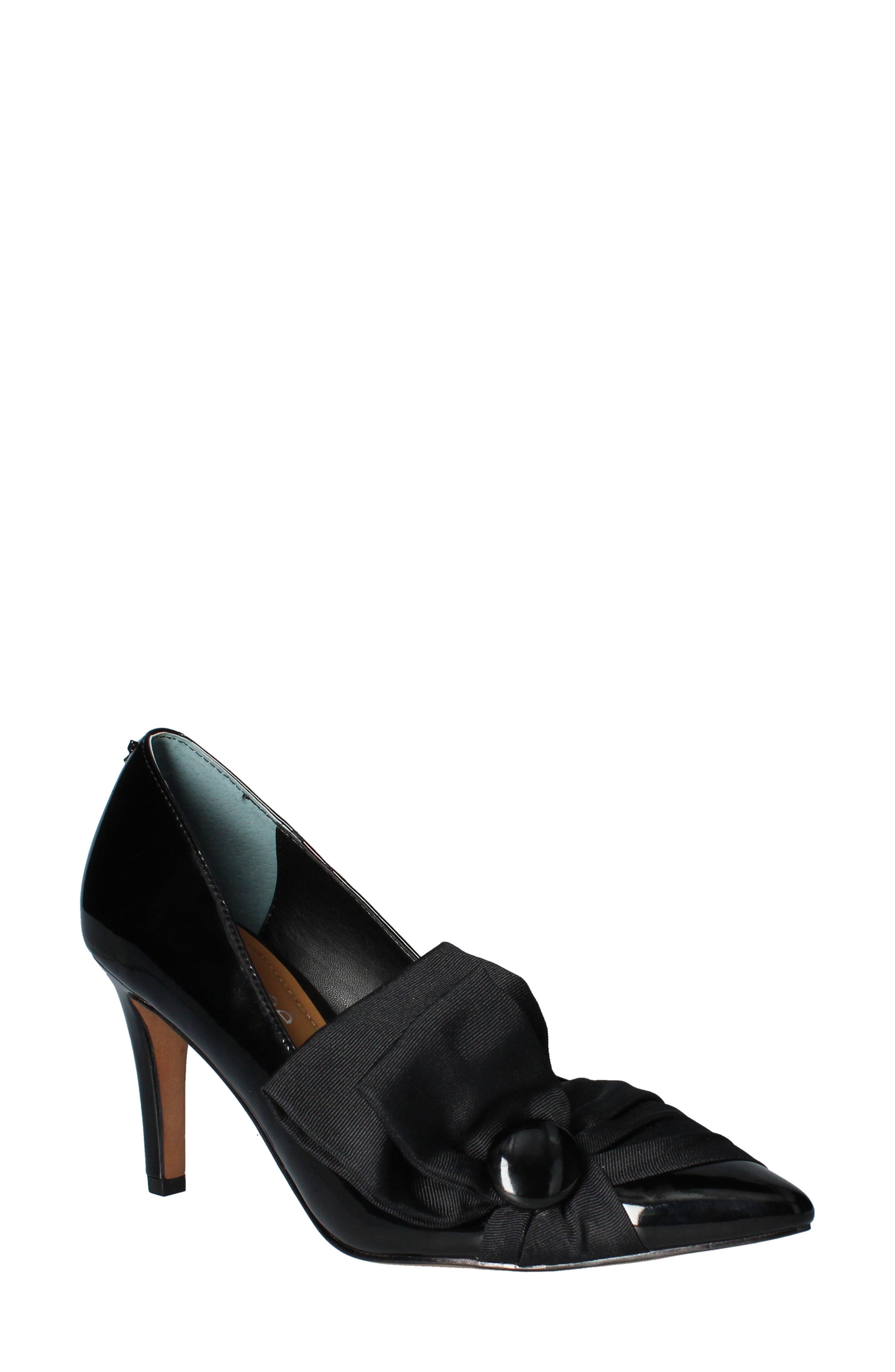 J. Reneé Hirisha Pointed Toe Pump, Main, color, Black