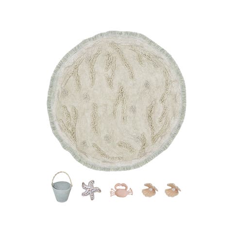 Washable Play Rug Island