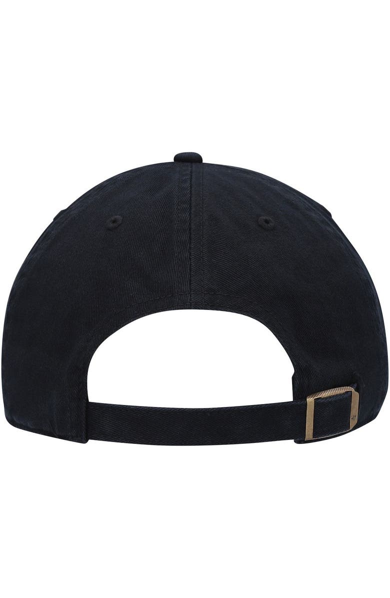 '47 Men's '47 Black Seattle Seahawks Team Tonal Clean Up Adjustable Hat, Alternate, color,