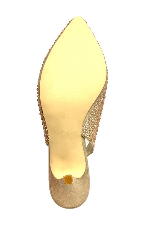 Lady Couture Slingback Pump In Champagne