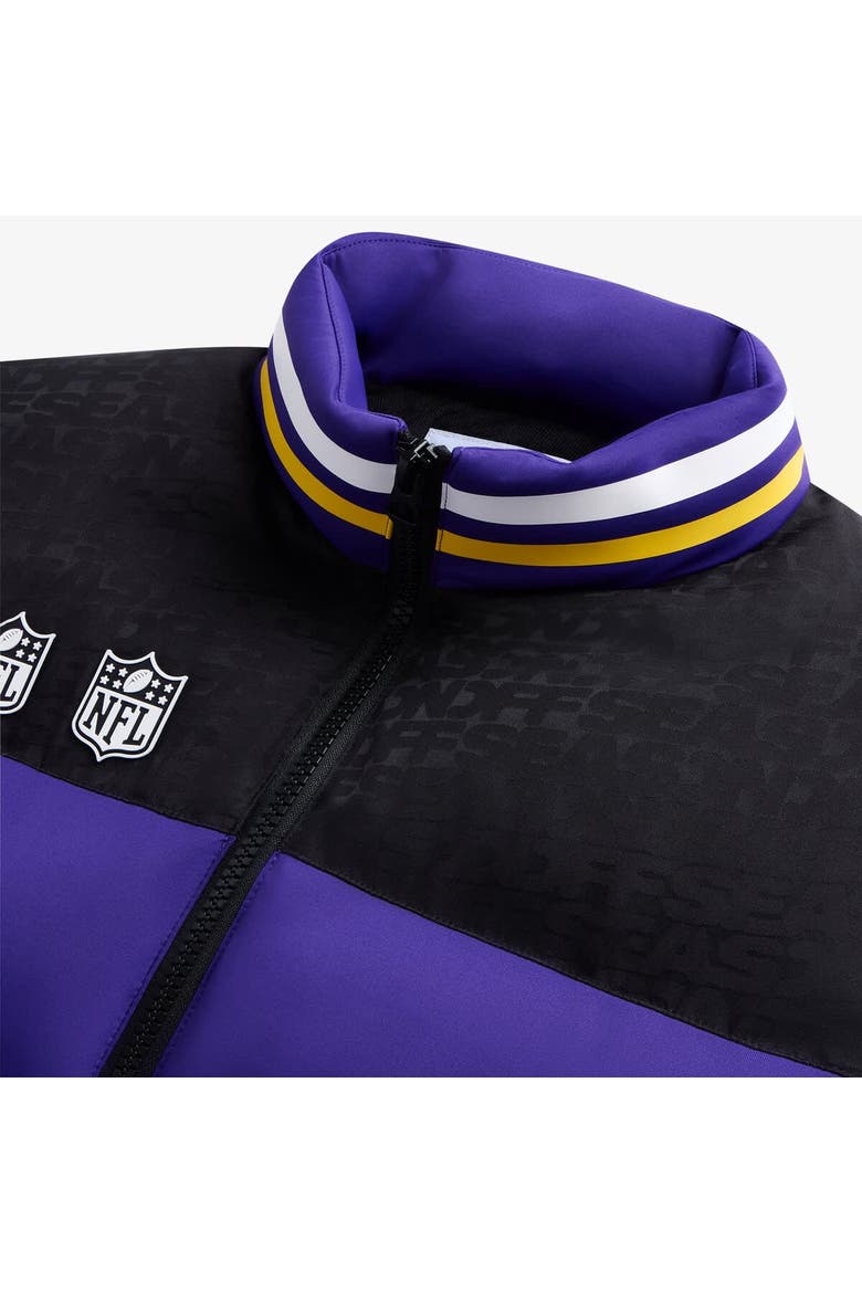Unisex  Purple Minnesota Vikings Team Puffer Vest, Alternate, color, Purple
