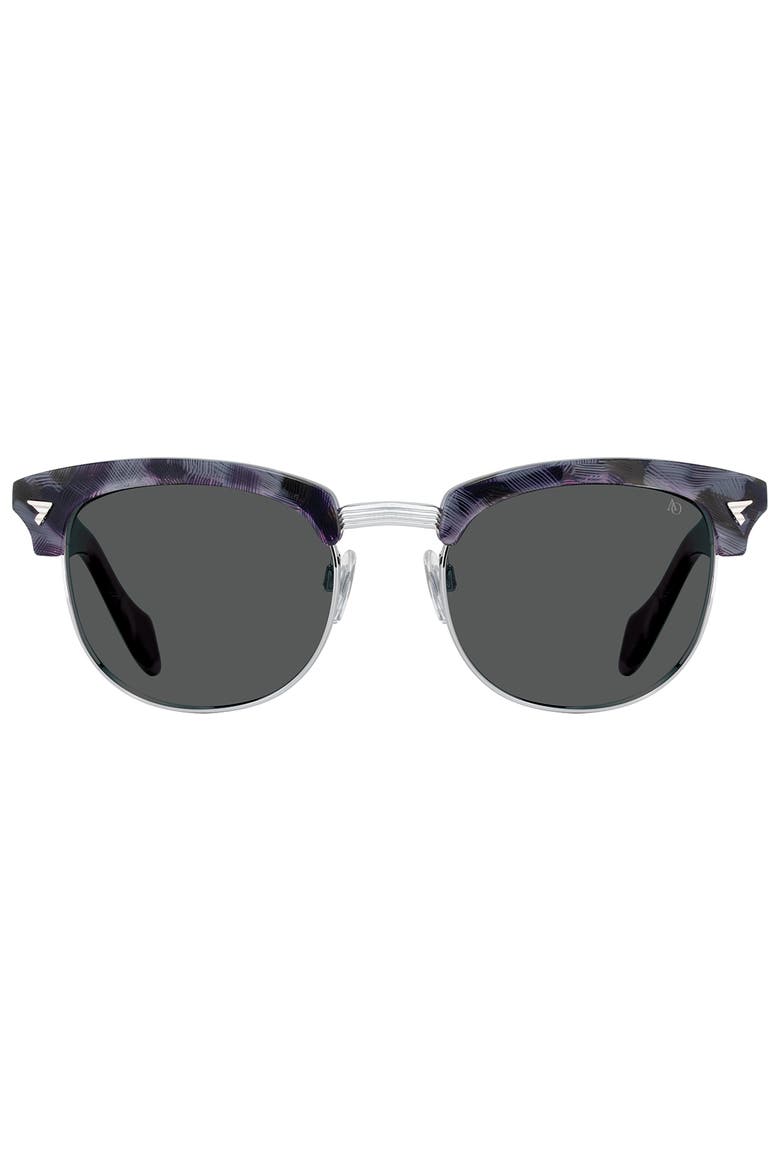 Sirmont 53mm Wayfarer Nylon Non Polarized, Main, color, Gravel Silver - GYN