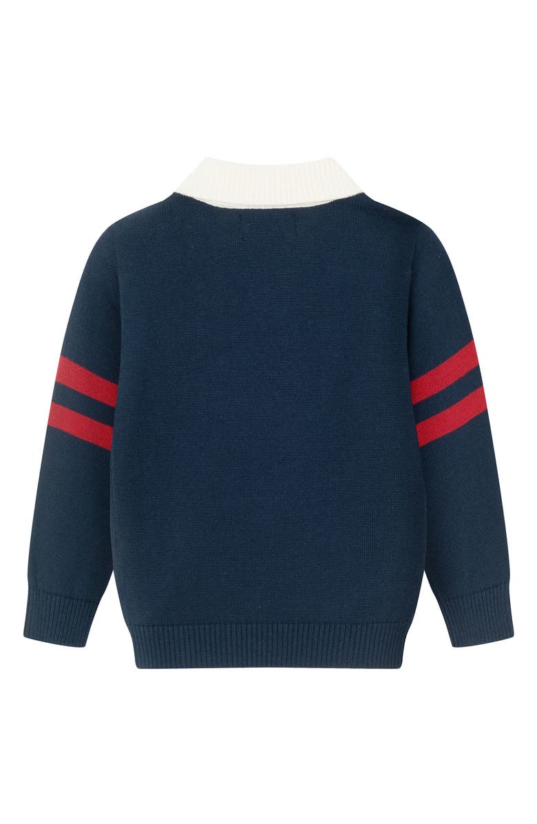 Andy & Evan Collared Sweater & Pants Set, Alternate, color, Nvj