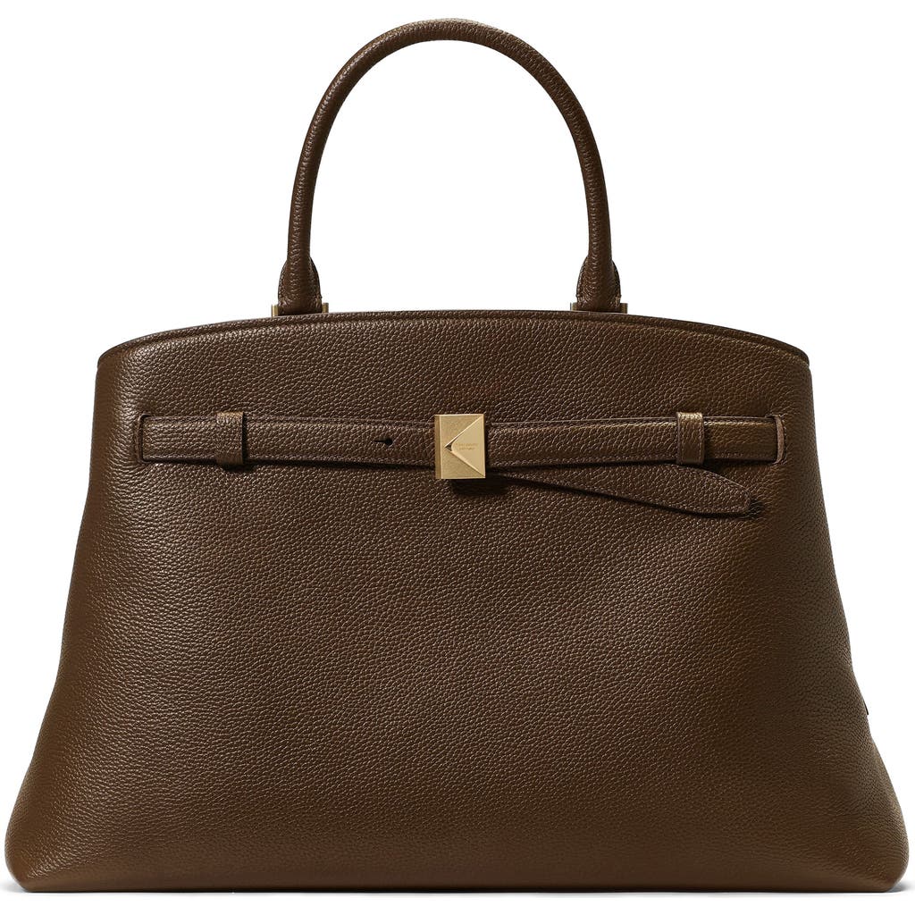 Kate Spade New York Large Deco Pebble Leather Satchel