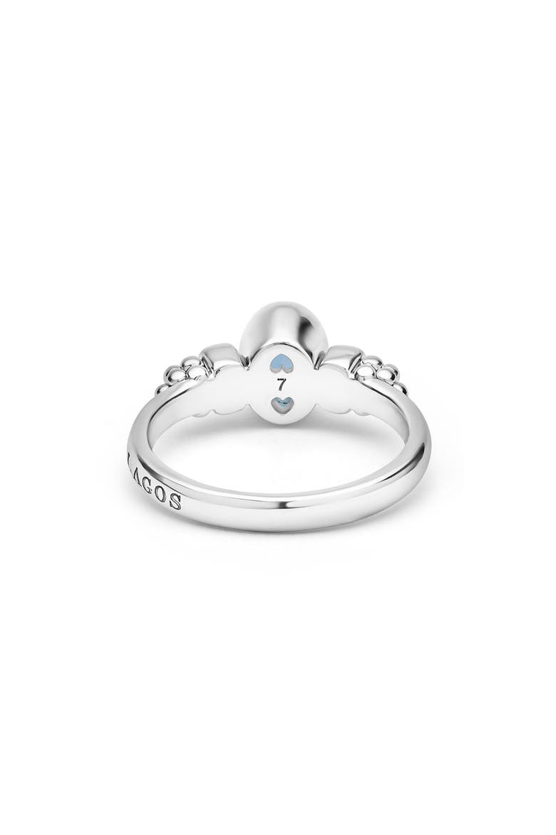 Signature Caviar Blue Topaz Ring, Alternate, color, TWO-TONE