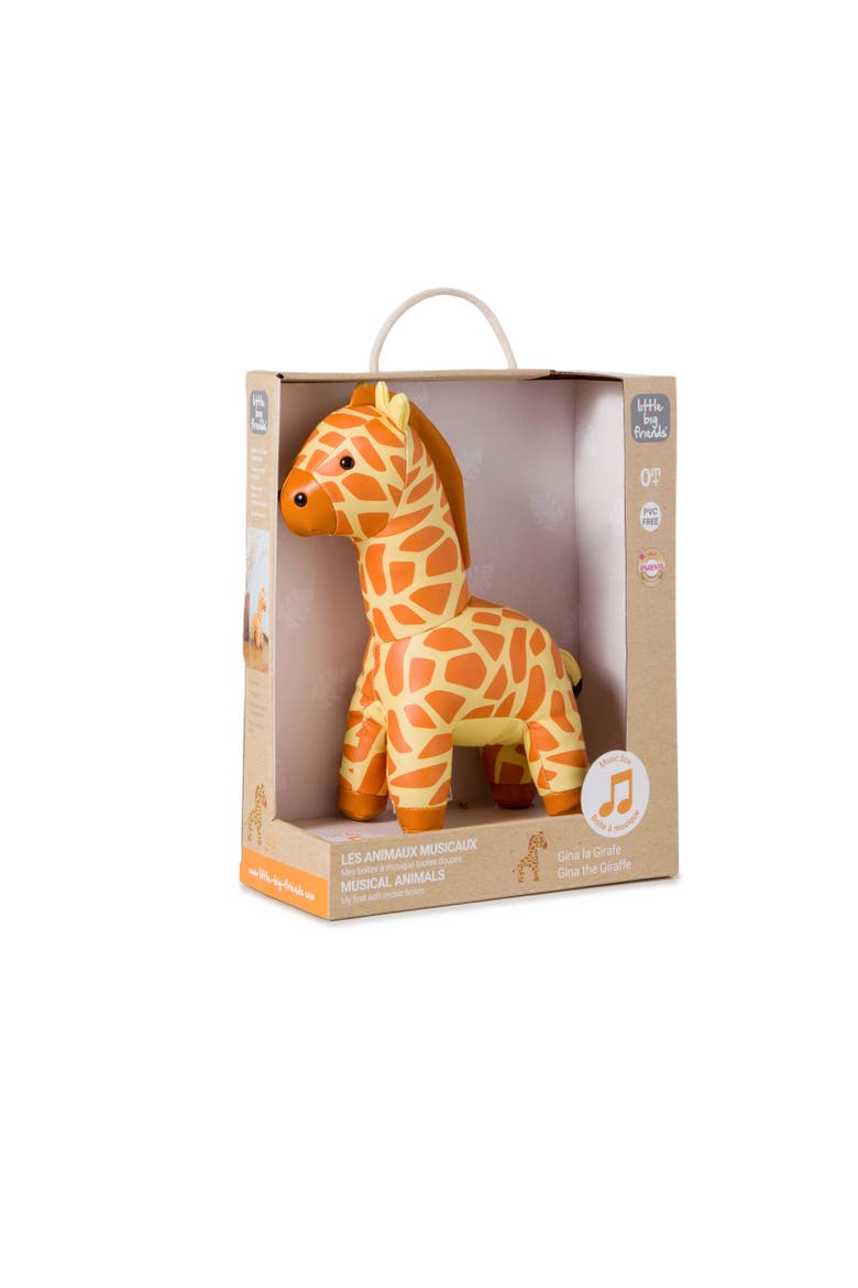 Musical Animals - Giraffe, Plush Baby Music Box, Nursery Toy, Alternate, color, Multicolor