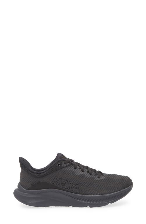 Hoka Solimar Running Shoe In Black/black
