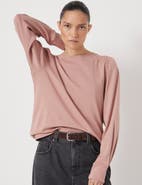 Hush Emily Puff Sleeve Cotton Jersey Top
