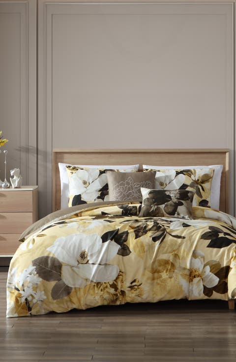 Magnolia 5-Piece Reversible Comforter Set