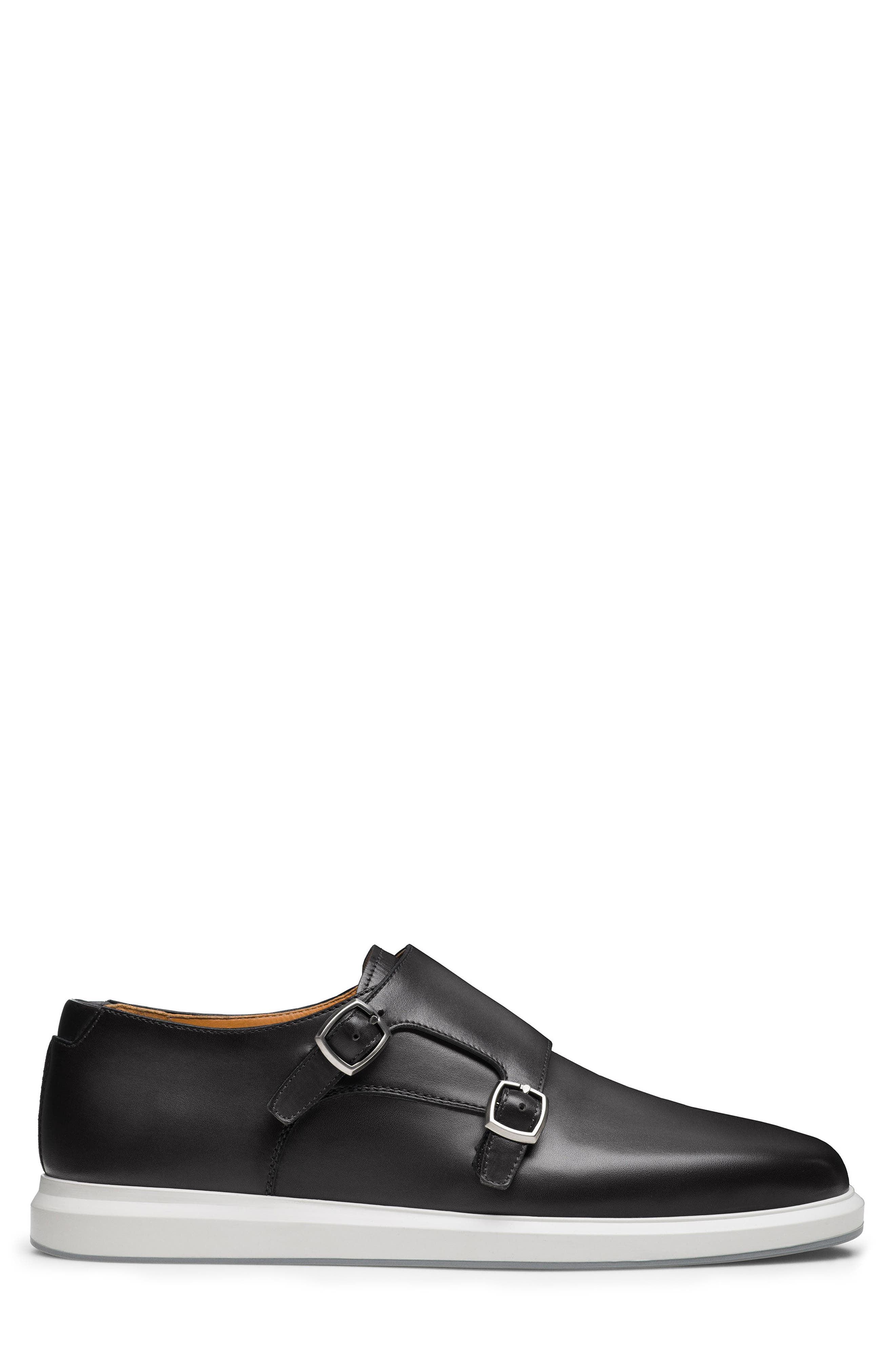 Magnanni Orion II Double Monk Strap Shoe, Alternate, color, Grey