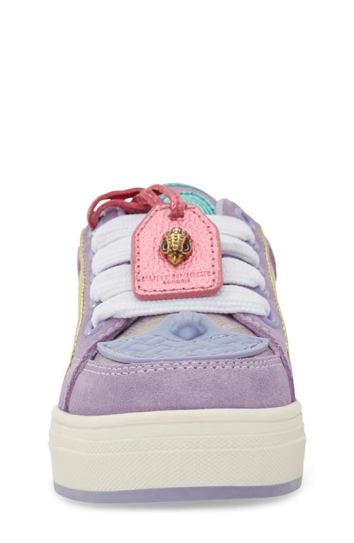 Kurt Geiger Leather Mini Southbank Tag Sneakers In Multi