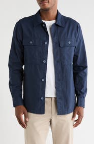 14th & Union Linen & Cotton Shirt Jacket