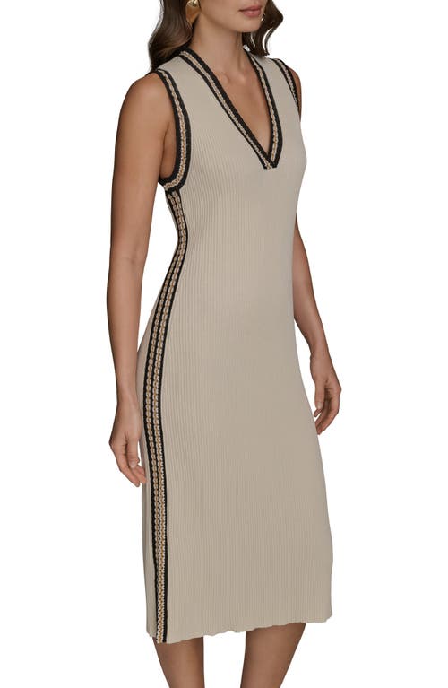 Donna Karan New York Ribbed Dress & Sweater Set