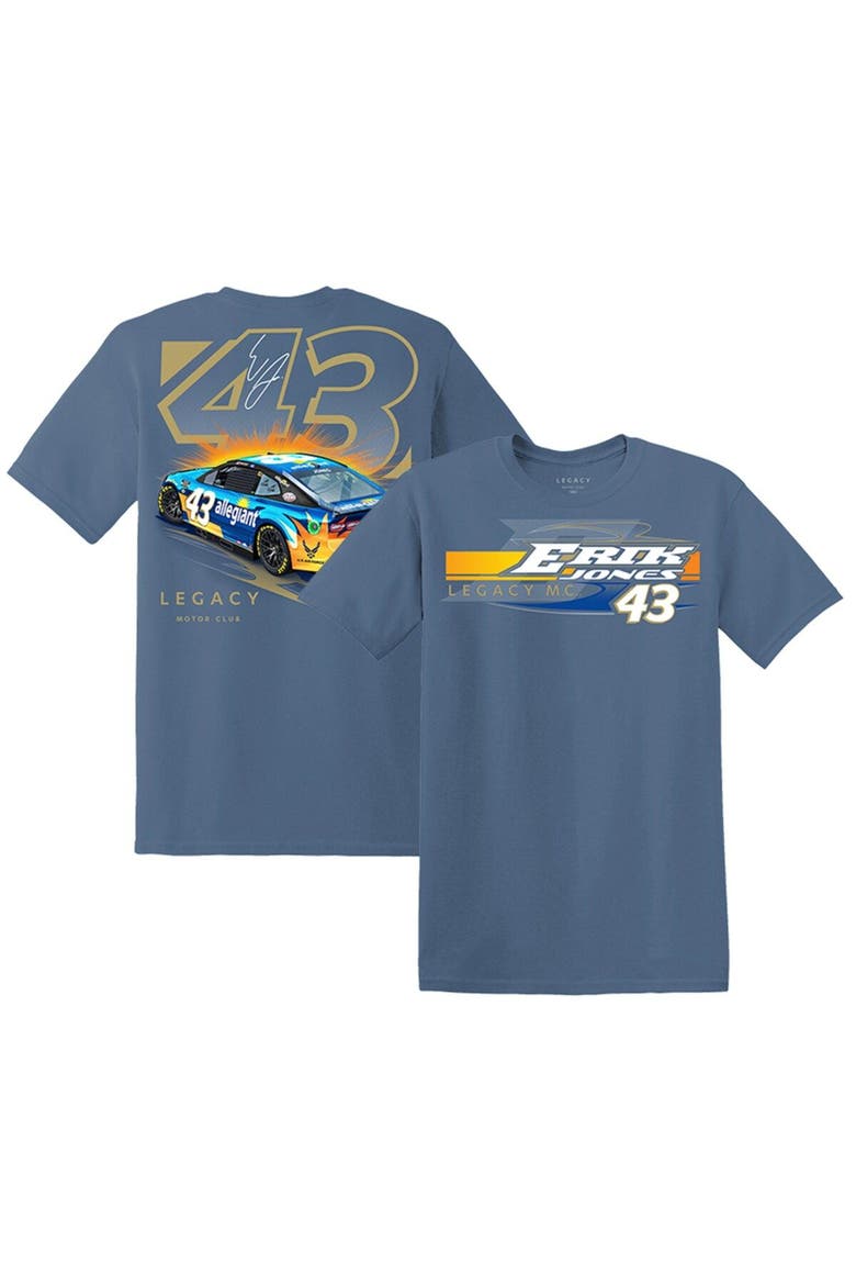 Men's LEGACY Motor Club Team Collection Blue Erik Jones •allegiant Car T-Shirt, Main, color, Blue