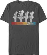 FENDER Men's Fender Guitar Headstocks  Graphic T-Shirt