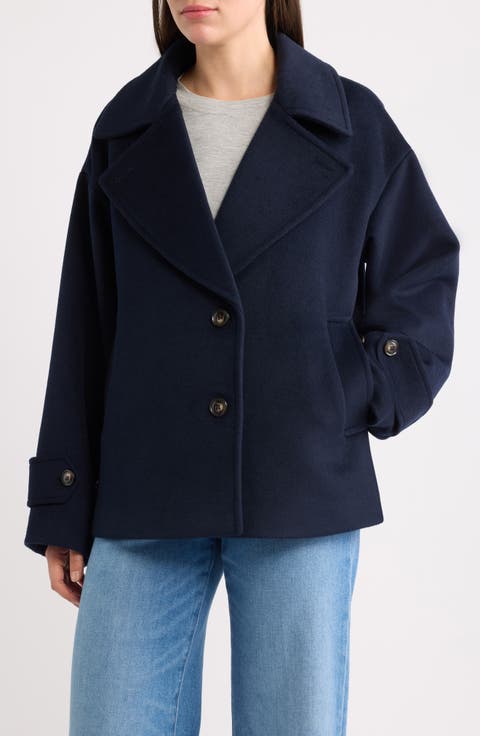 Single Breasted Crop Coat
