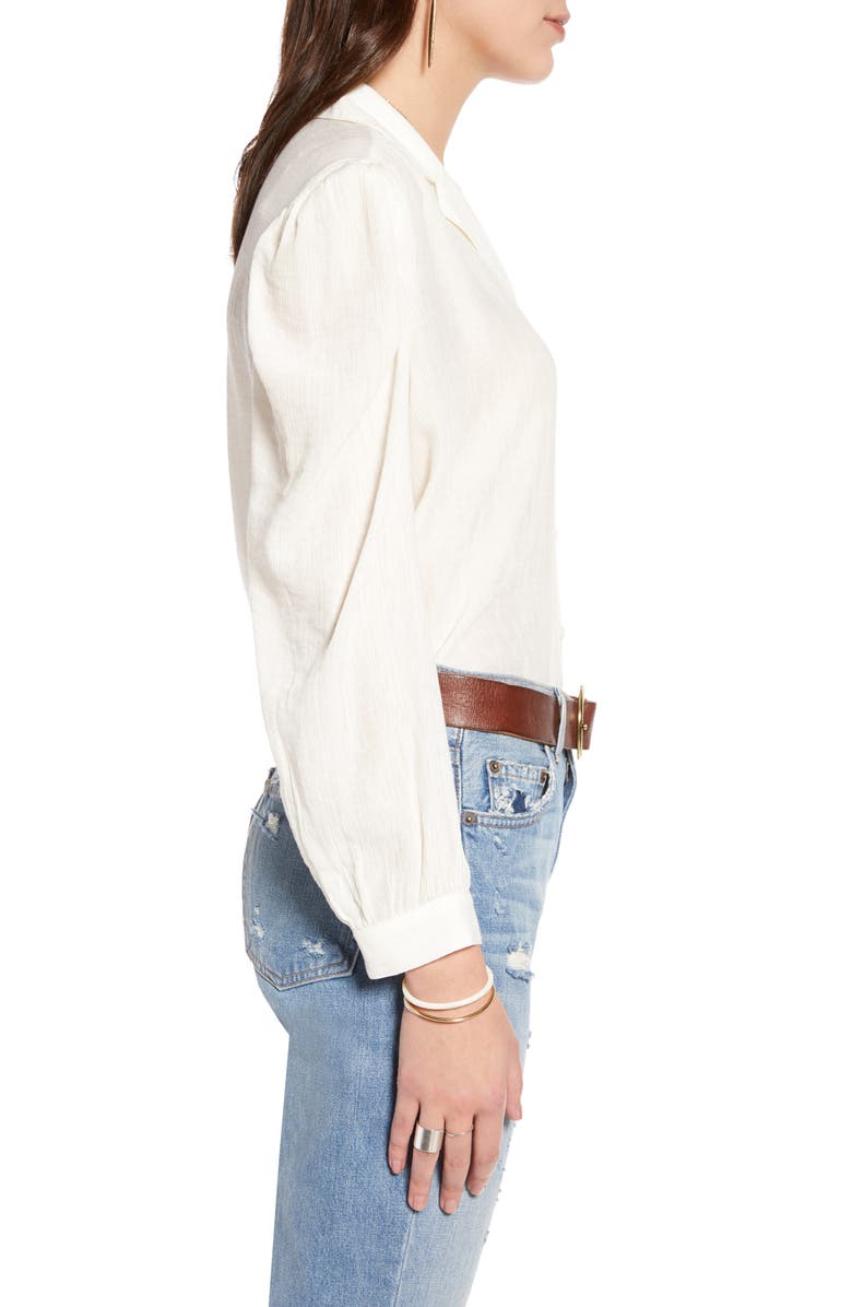 Treasure & Bond Puff Sleeve Textured Blouse, Alternate, color,