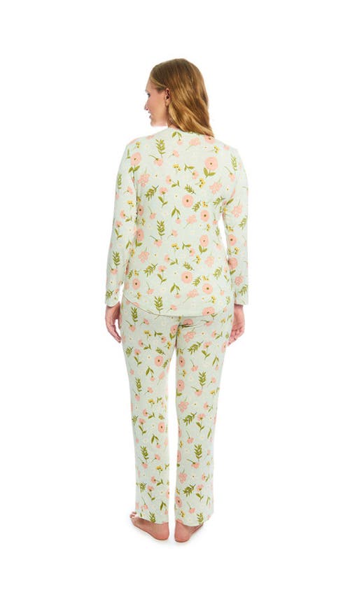 Everly Grey Laina During & After 2-piece Maternity/nursing Sleep Set