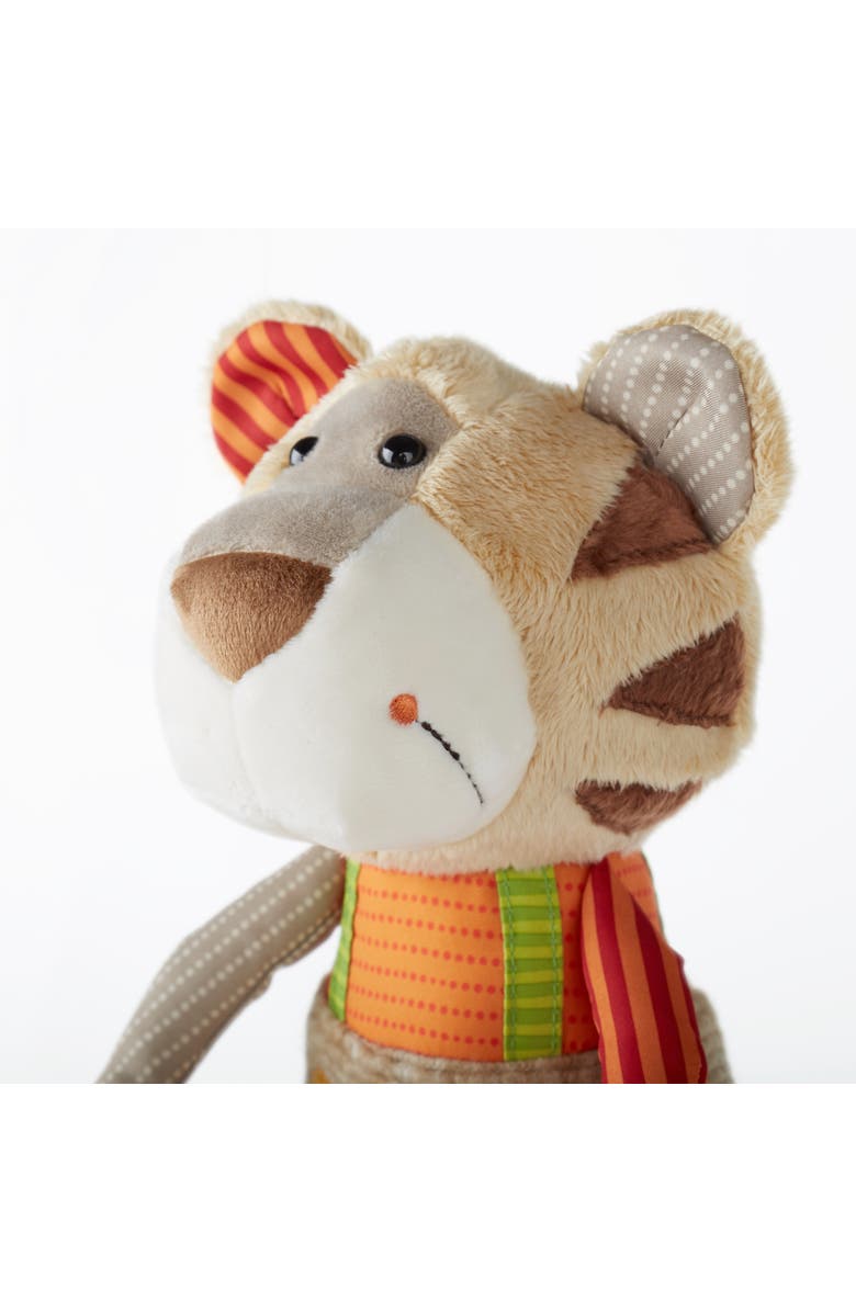 sigikid Patchwork Tiger Plush Toy, Alternate, color, Multicolored
