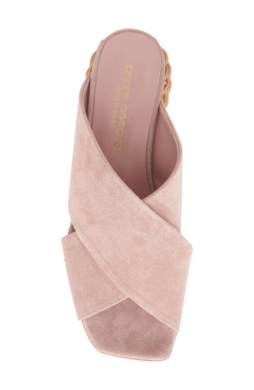 Andre Assous André Assous Willa Woven Heel Sandal In Blush
