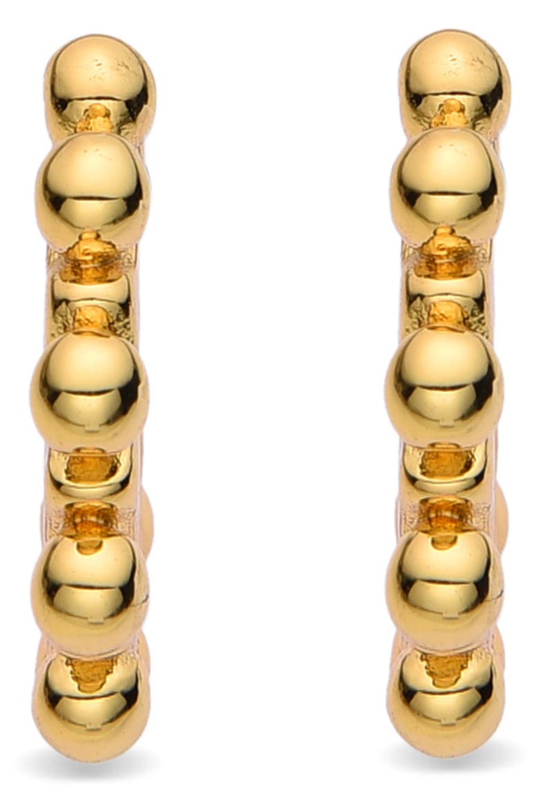 Maryam Beaded Hoop Earrings, Alternate, color, GOLD