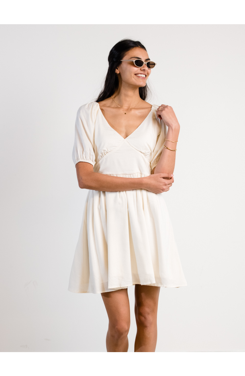 ABLE Arden Ruched Mini Dress, Main, color, 