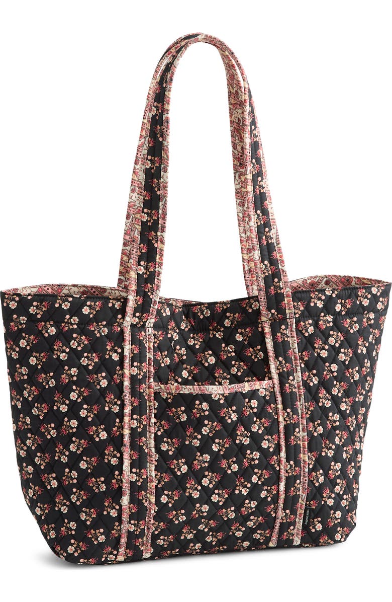 VERA BRADLEY Hathaway Ditsy Floral Quilted Reversible Tote, Main, color, Melissa Ditsy