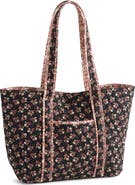 VERA BRADLEY Hathaway Ditsy Floral Quilted Reversible Tote