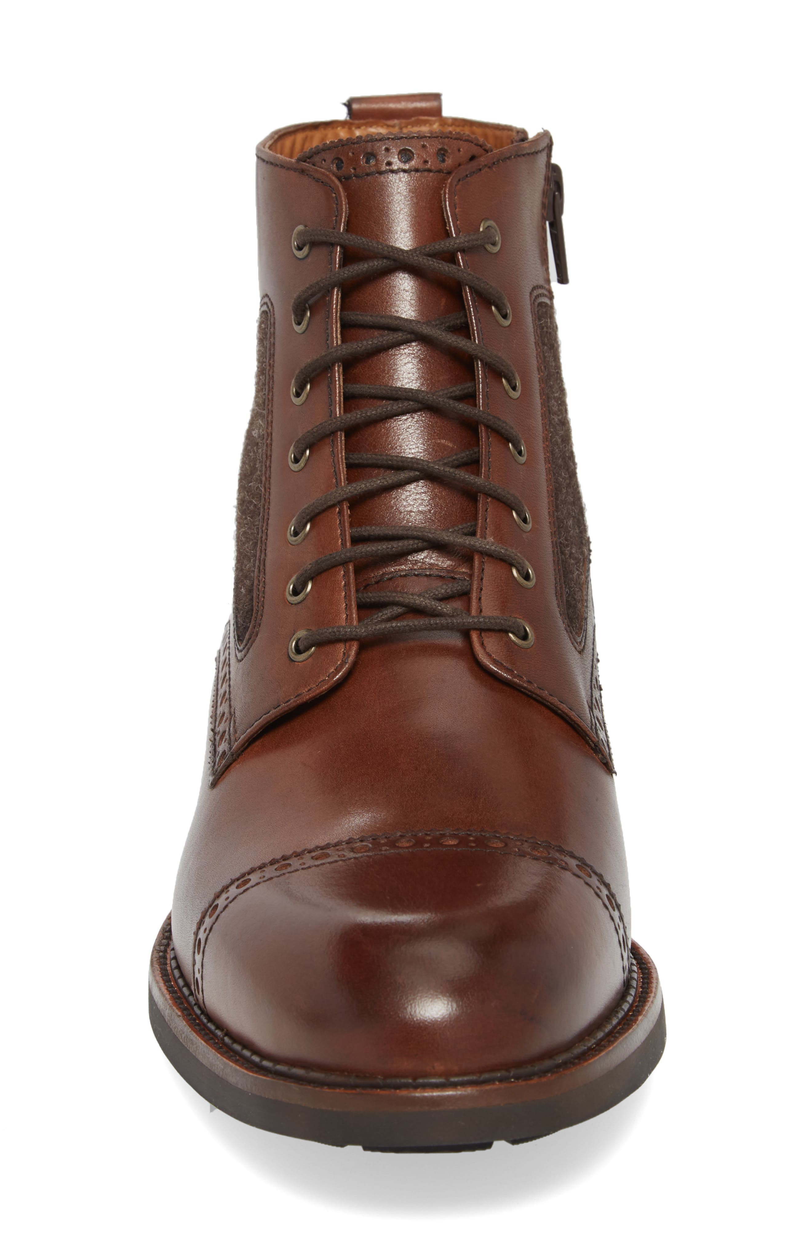 Johnston & Murphy J&M 1850 Fullerton Zip Boot, Alternate, color, 