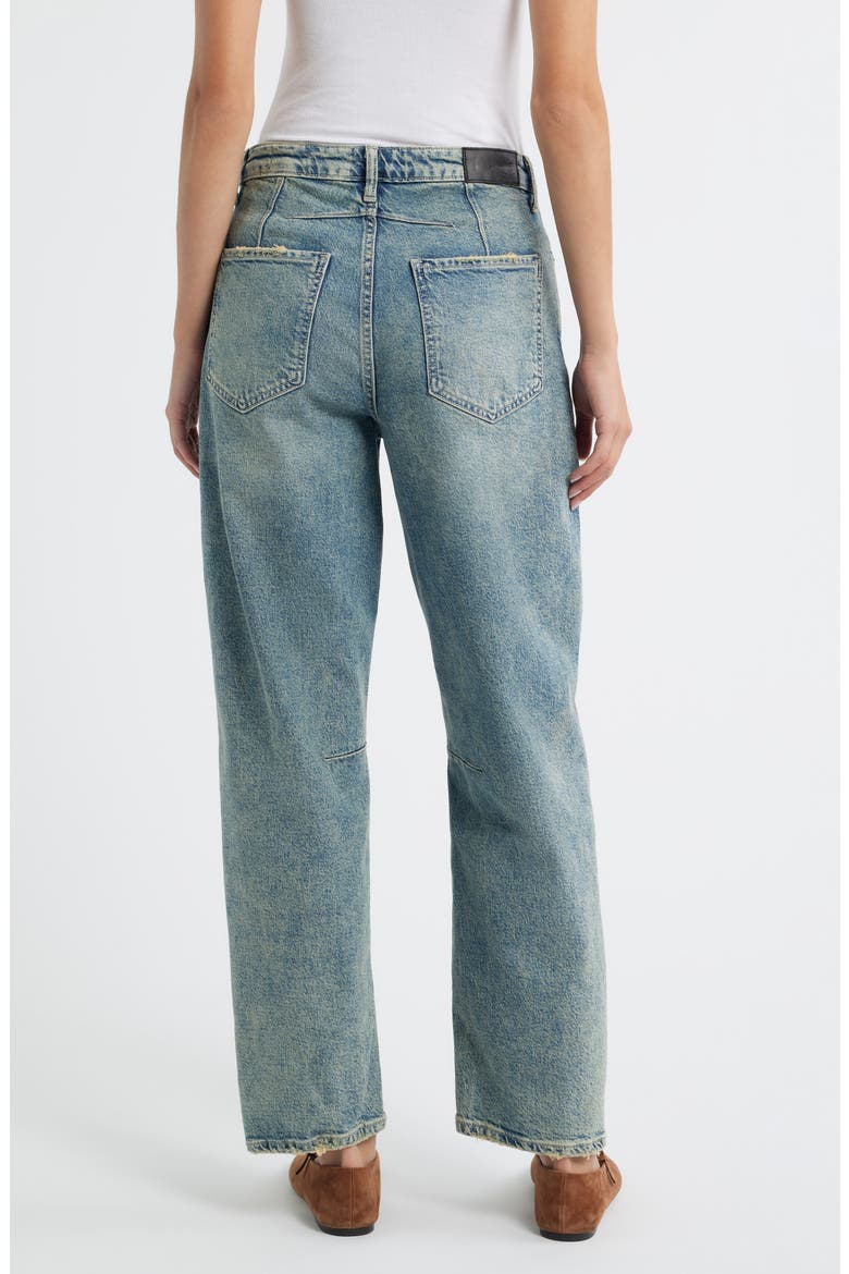 Samo High Waist Straight Leg Jeans, Alternate, color, DESERT SKY