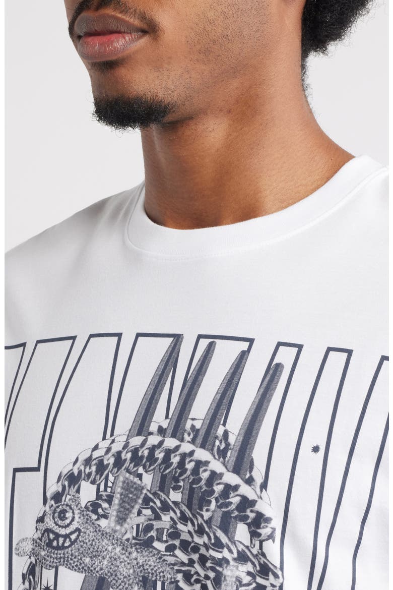 Pasta Cotton Graphic T-Shirt, Alternate, color, WHITE