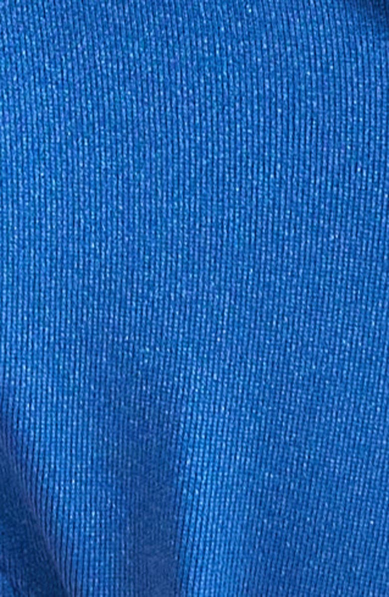 PacSun Lotus Metallic Shirred V-Cut Bikini Bottoms, Alternate, color, Turkish Sea