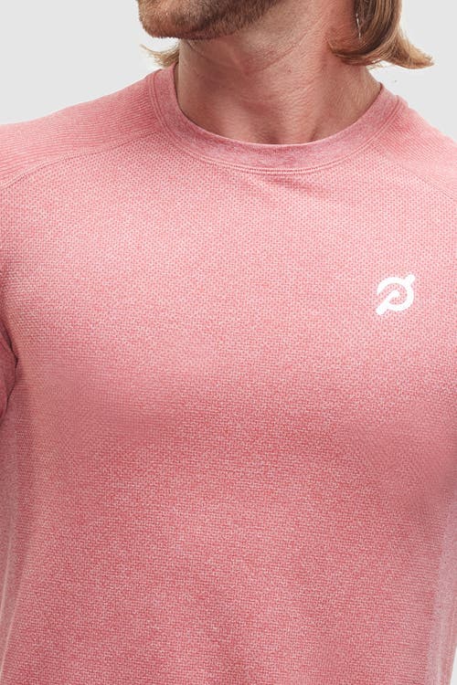 Peloton Seamless Short Sleeve In Brick Red