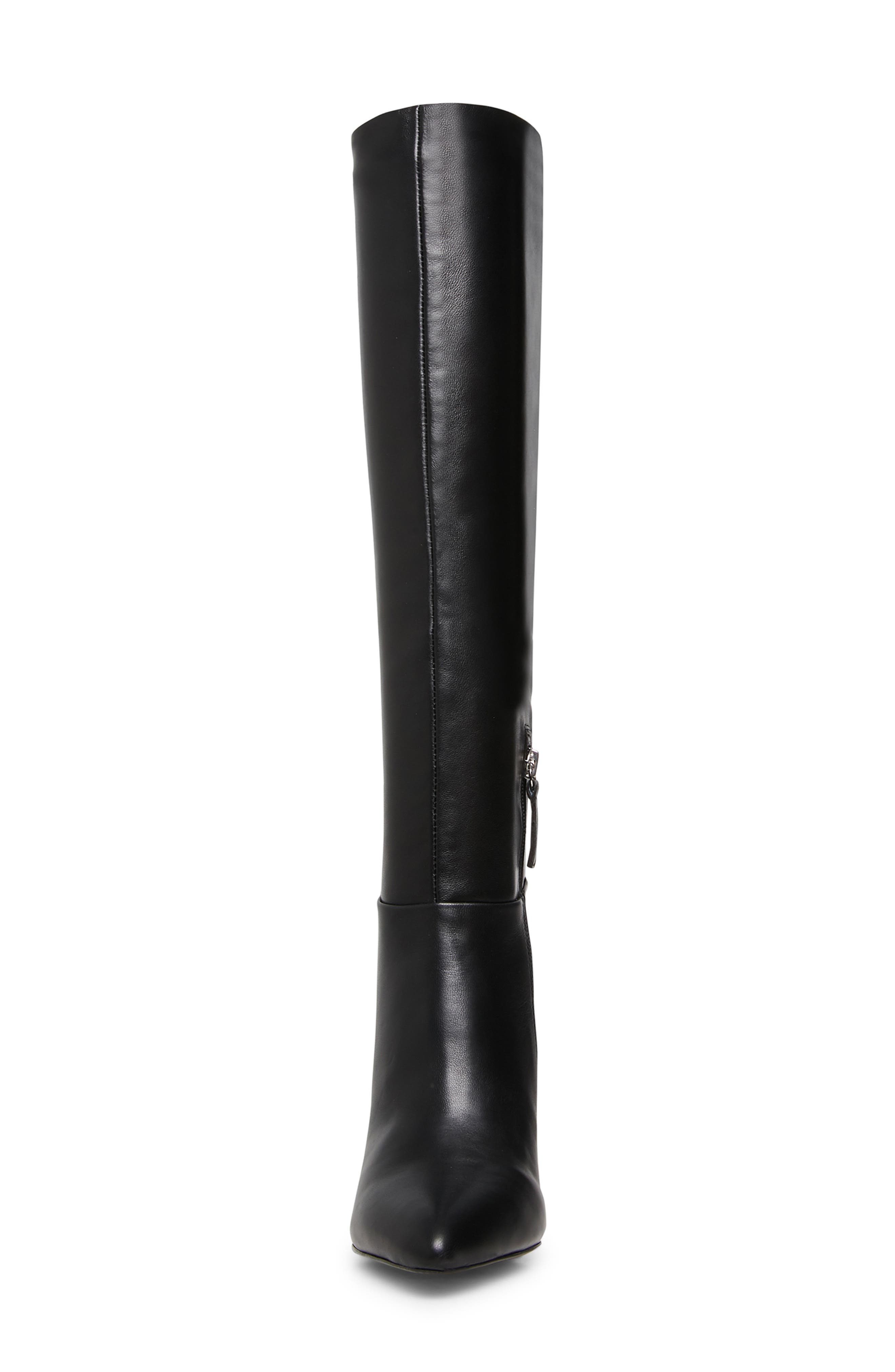 Limo Pointed Toe Boot, Alternate, color, BLACK FAUX LEATHER
