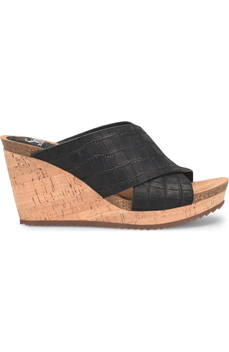 Söfft Ciera Crisscross Wedge Sandal, Alternate, color,