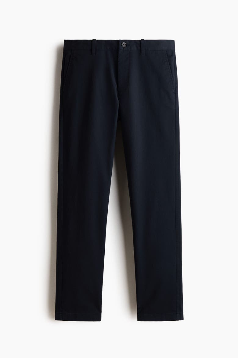 Slim Fit Cotton Chinos, Alternate, color, Navy blue