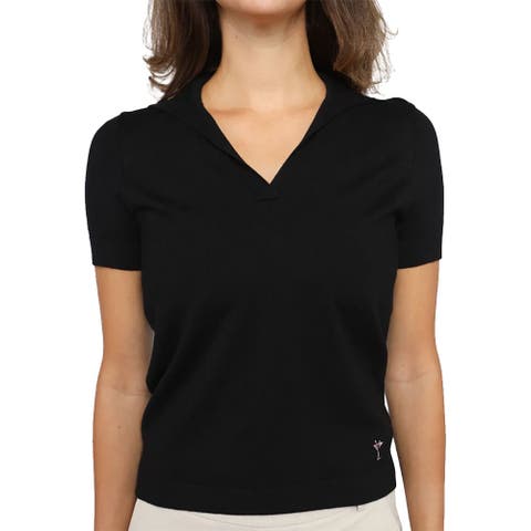Short Sleeve Womens Golf Sweater