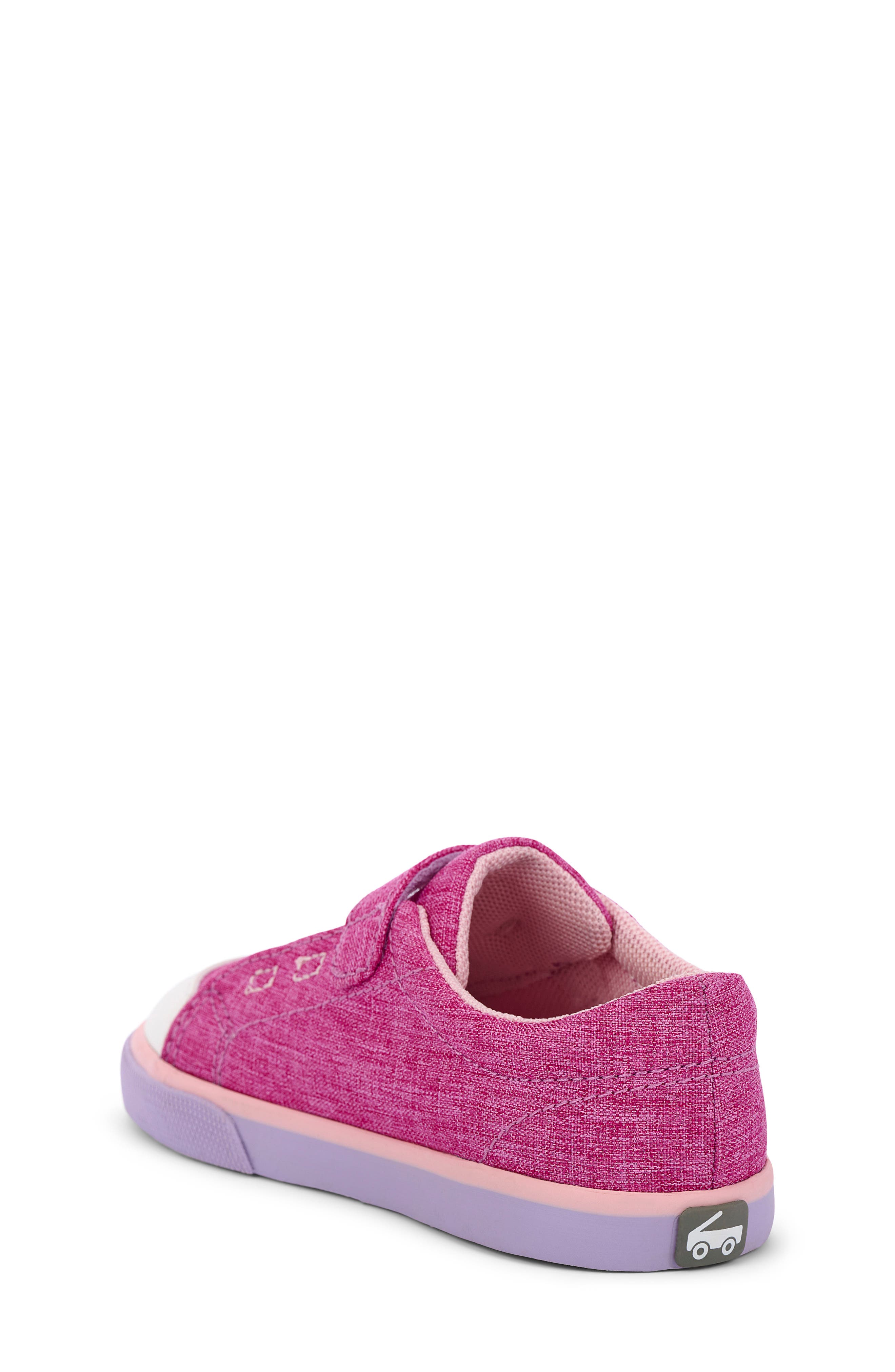 Kids' Alex Sneaker, Alternate, color, BERRY LINEN